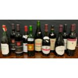 Wine and Spirits; Twelve Bottles of 1980's and 1990's red wine South African, Australian, German,