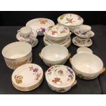 A Royal Worcester Evesham pattern part dinner service inc large tureen and cover, another smaller,