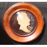 British Politics and The Napoleonic Wars - a 19th century opaque glass cameo portrait plaque, of