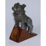 Automobilia - Americana - a Mack Truck mascot, as an Art Deco bulldog, Design Patent 87931,