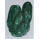 Geology - an unworked malachite specimen, 16cm x 16cm x 12cm