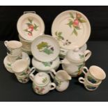 A Noritake for Debenhams, 'Westbury' pattern dinner and tea service, comprised of teapot, sugar