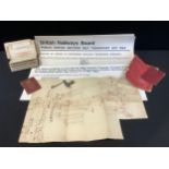 Railways Train Interest - a Train Drivers hand written routes log book, mostly Lincolnshire and
