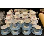 Tableware - Royal Albert teaware inc three Derwent pattern cups and saucers, Tranquillity oval dish;