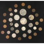 Coins - American and Canadian inc 1881 silver Dollar, others 1976,, 1954 half Dollar, Canadian 50