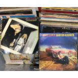 Records - Albums and singles - David Essex, Neil Sedaka, Johnny Nash, A-Ha, The Police, etc, 1 box