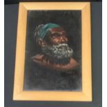 Australian School (contemporary), F Breen, Tribal Contemplations, pastel, signed, 43cm x 28cm.