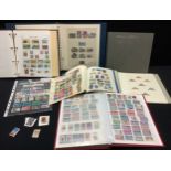 Stamps - assorted American, several albums, USA; qty