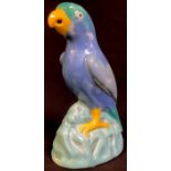 A Minton Parrot, 23cm high