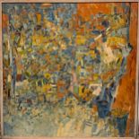 Geoffrey Grant (bn. 1942), 'Le Marche L'interieur', oil on board, 120cm x 119cm. Provenance: