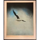 Alan Tinley, by and after, 'Seabird Triptych I', signed, titled, dated '75, and numbered 7/40 in