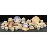 Tea Ware - Derby Crown Porcelain Factory; Aynsley; Charles Wildman; others
