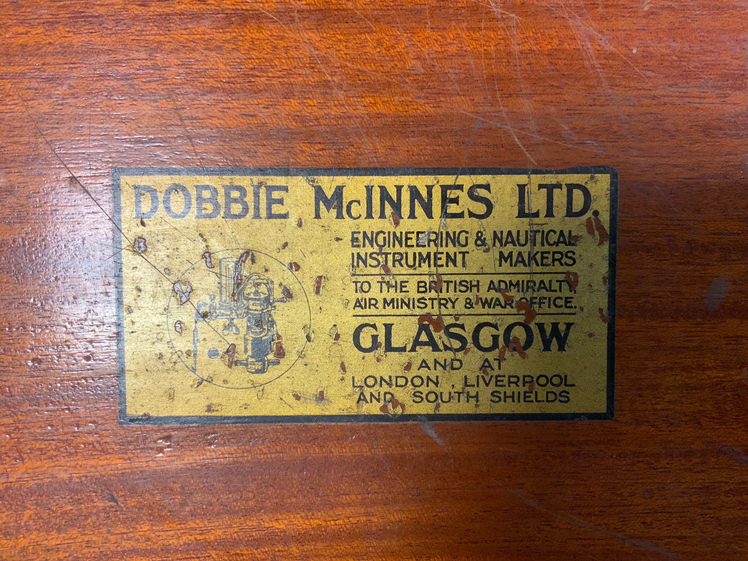 A Dobbie-McInnes (Glasgow) Engine Indicator, cased - Image 2 of 2