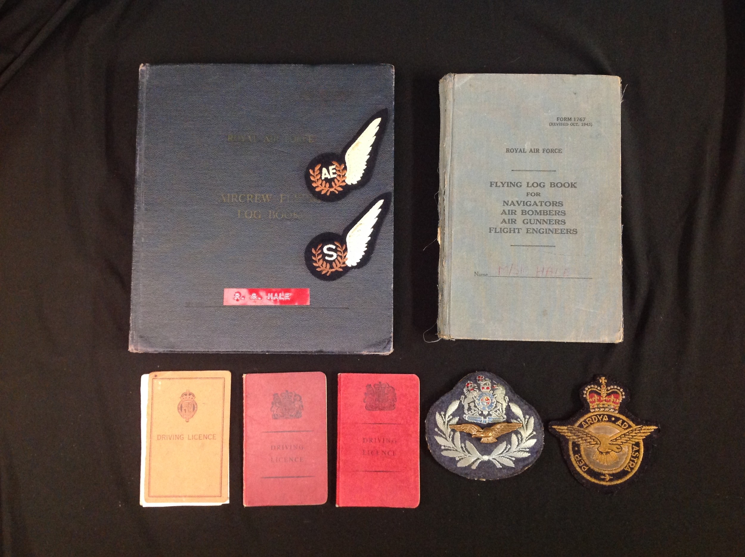 British RAF Flying Log books to V0900156 M AEOp RG Hale: the first book begins on 3rd July 1958 - Image 2 of 9