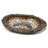 An Edwardian silver shaped oval sweetmeat dish, 14cm long, Birmingham 1903