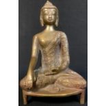 A Burmese Buddha, 18cm high