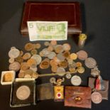 Boxes and Objects - a collection of coins, medals, etc