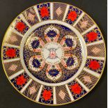 A Royal Crown Derby Imari 1128 pattern commemorative plate, Derby Rowing Club Centenary 1879 - 1979,