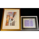 John Pickles Florence Cathedral signed in pencil to mount, 36cm x 26.5cm; etc (2)