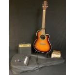 Musical Instruments - a Countryman electric guitar, in fitted case; a Gibson/Baldwin 9 watt