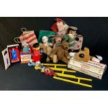 Toys & Juvenalia - three Looney Tunes circus flying trapeze toys, each boxed; a Dora Designs '