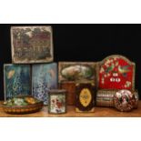 Advertising - a collection of early 20th century and later advertising tins, including a 1920?s