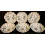 Oriental - three Chinese porcelain bowls, decorated with dragons chasing pearl of wisdom, 23cm