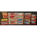 Toys - a collection of 1:76 scale EFE Exclusive First Edition model buses, each window boxed (