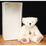 A Merrythought SH12SPC Sixpence teddy bear, trademark yellow square 'MERRYTHOUGHT MADE IN ENGLAND'
