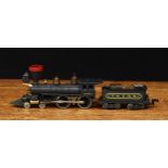 Pocher (Italy) HO scale Class 802 "Genoa" 4-4-0 steam locomotive and tender, V.& T.R.R., unboxed