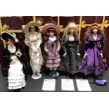Dolls - Jan Mclean Designs Porcelain Doll, Camille; others, Marianne, 100/8000; Claudia Rose;