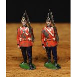 W Britain (Britains) The Royal West Surrey Regiment, comprising two Infantry figures, each