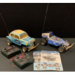 Radio Control Cars - a Vintage Tamiya Rough Rider 1:10 scale Special Racing Buggy another Sand