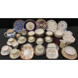 Teaware - Aynsley; Royal Vale; Noritake; Davenport Imari sugar bowl; Royal Crown Derby plate; etc