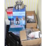 Mini Bike; Kirkland Chafing dish, boxed; Stainless Steel Chocolate fountain, boxed; Soup Maker