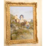 Juan Antonio Benlliure Y Gill (1859 - 1930) The Donley Ride signed, oil on canvas, 62cm x 43cm (