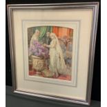 Fortunio Matania, attributed to, 'The Wedding', unsigned, watercolour sketch, (collection label to
