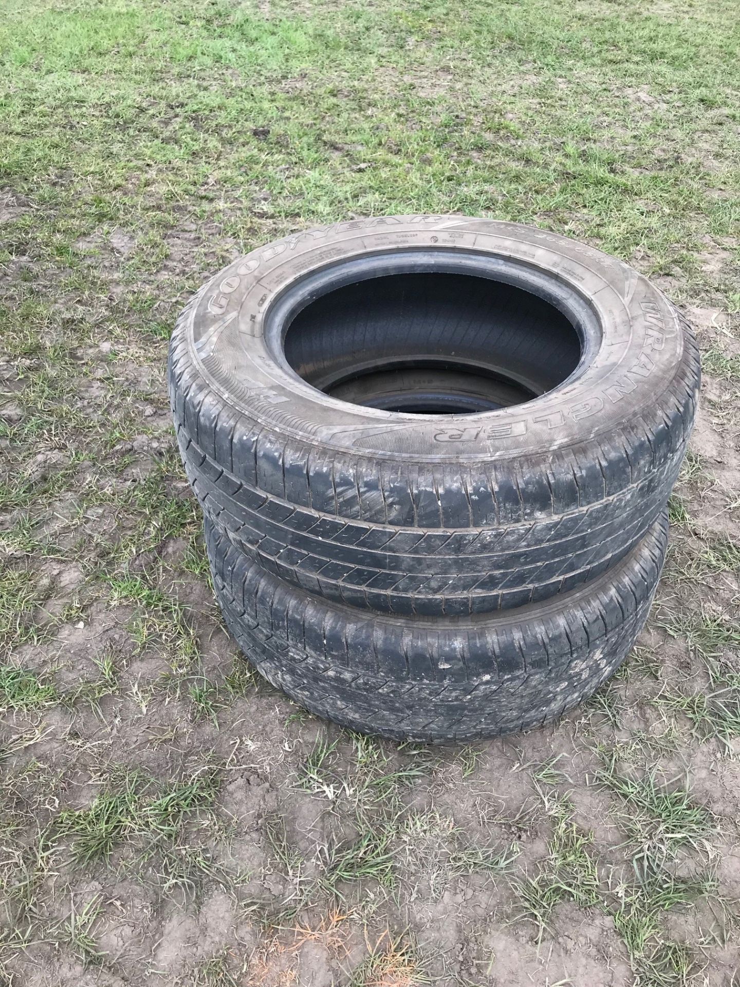 2x Goodyear 265/65 R17 from Toyota Hilux part worn