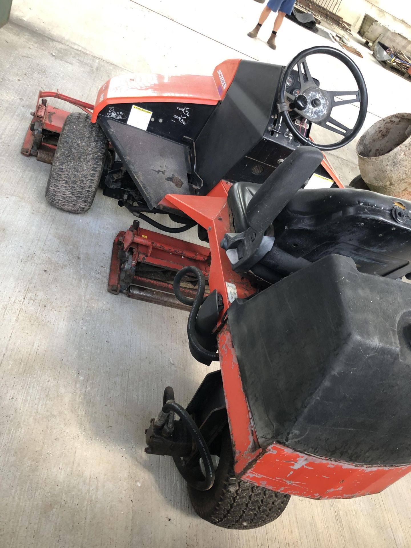 Jacobson textronm triking 1900D ride on mower - Image 3 of 6