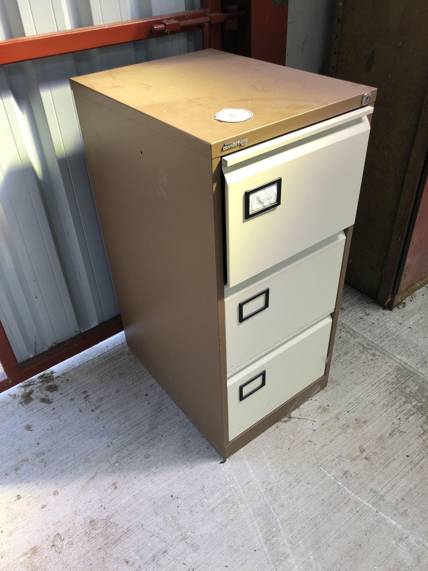 Filing cabinet ( 3 draws) - Image 2 of 2
