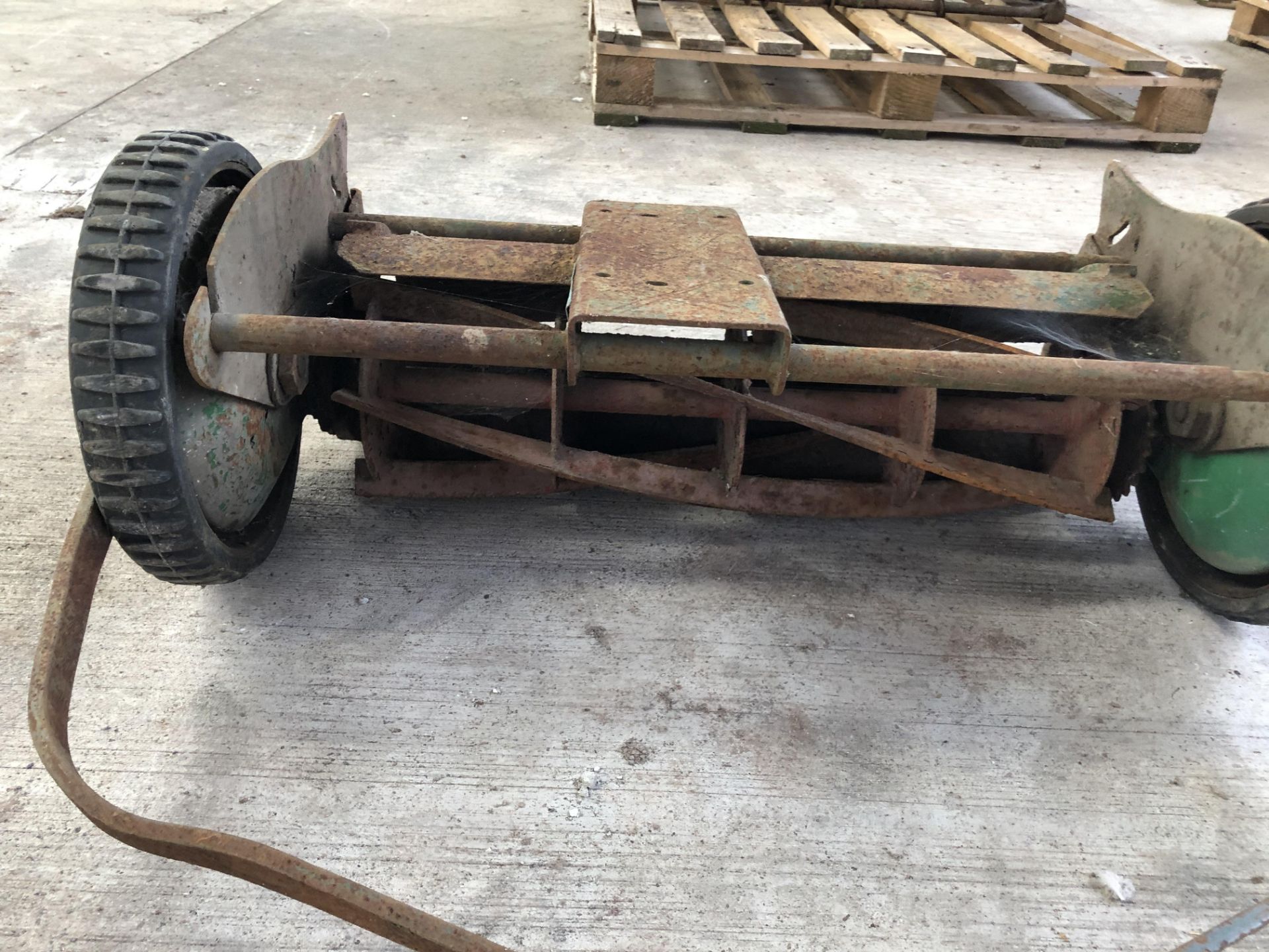Roller seat and two mower attachments - Image 4 of 5