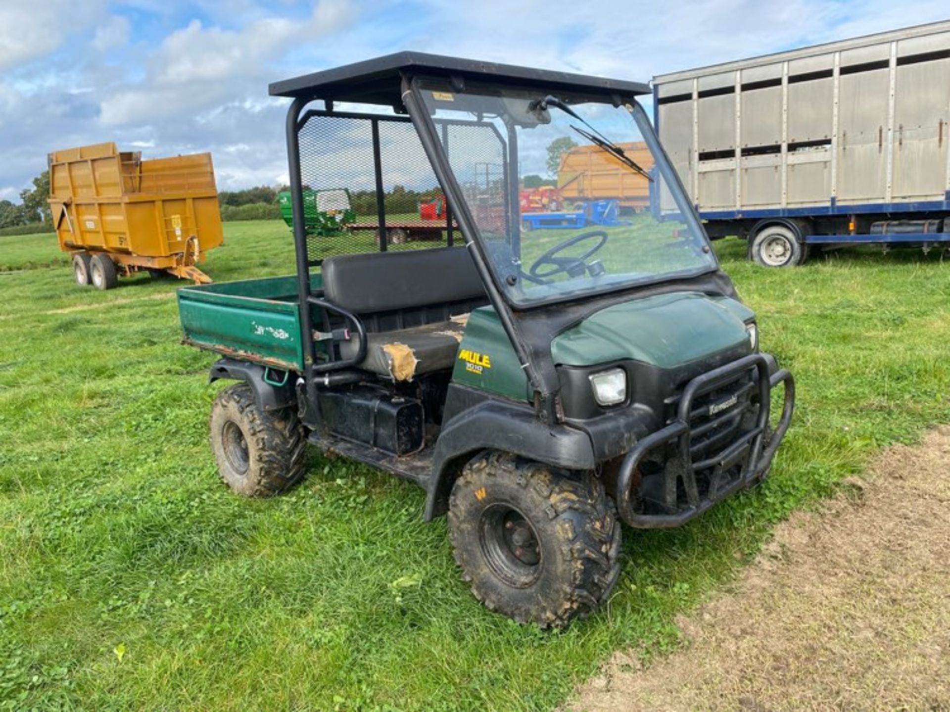 Kawasaki mule 3010 diesel 2007 starts runs drives 4wd and diff lock 2 new front tyres 2813 hours