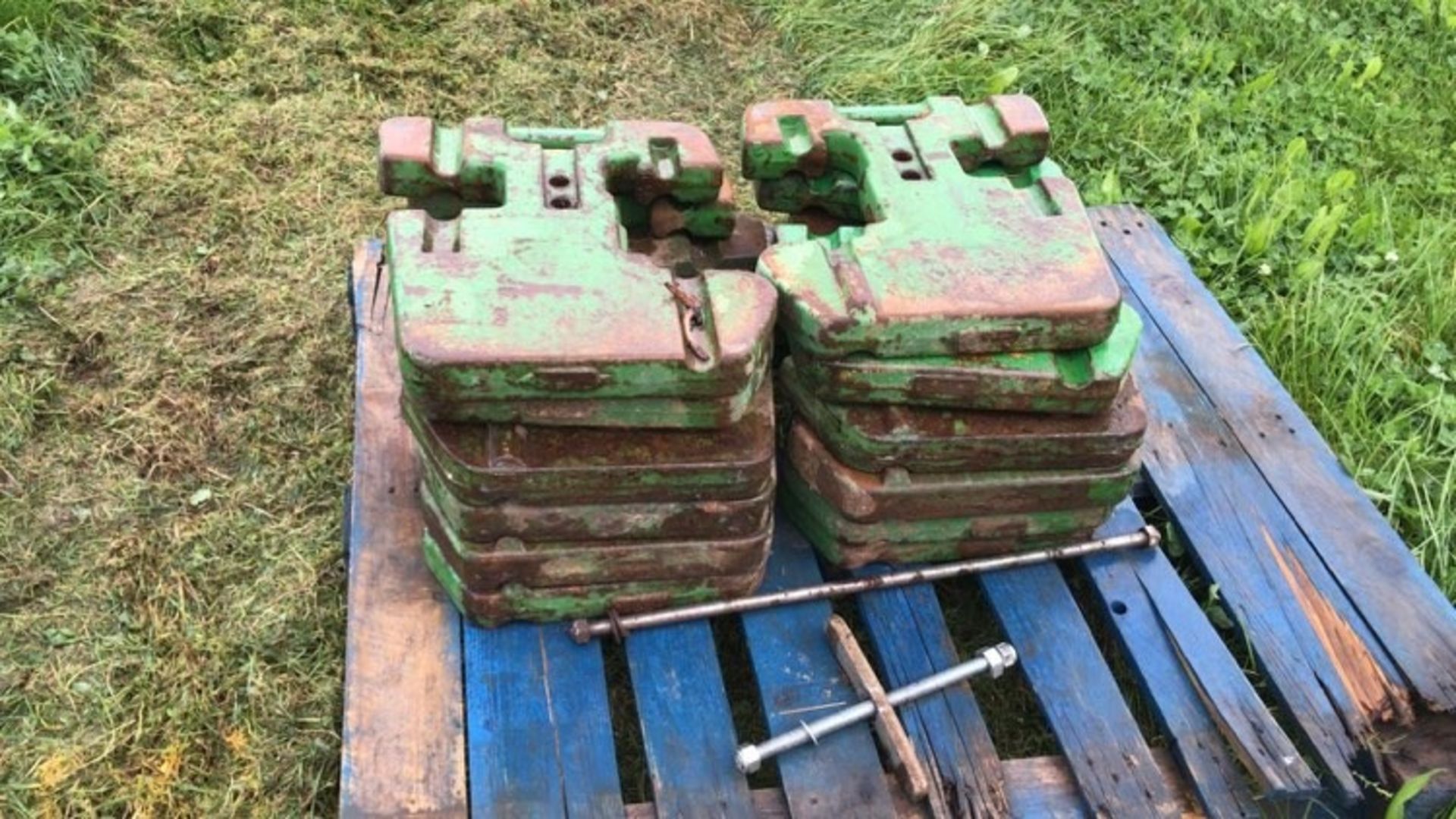 12x John Deere Tractor Weights