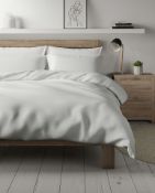 Cotton Bamboo Duvet Cover, Super King RRP £59