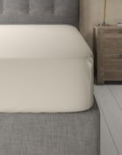 Luxury Egyptian Cotton 400 Thread Count Sateen Extra Deep Fitted Sheet, Double RRP £45