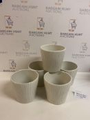 Set of 5 Ceramic Plant Pots