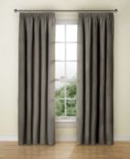 Blackout & Thermal Lined Plain Cotton Curtains RRP £59
