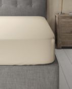 Luxury Egyptian Cotton 400 Thread Count Percale Deep Fitted Sheet, King Size RRP £45