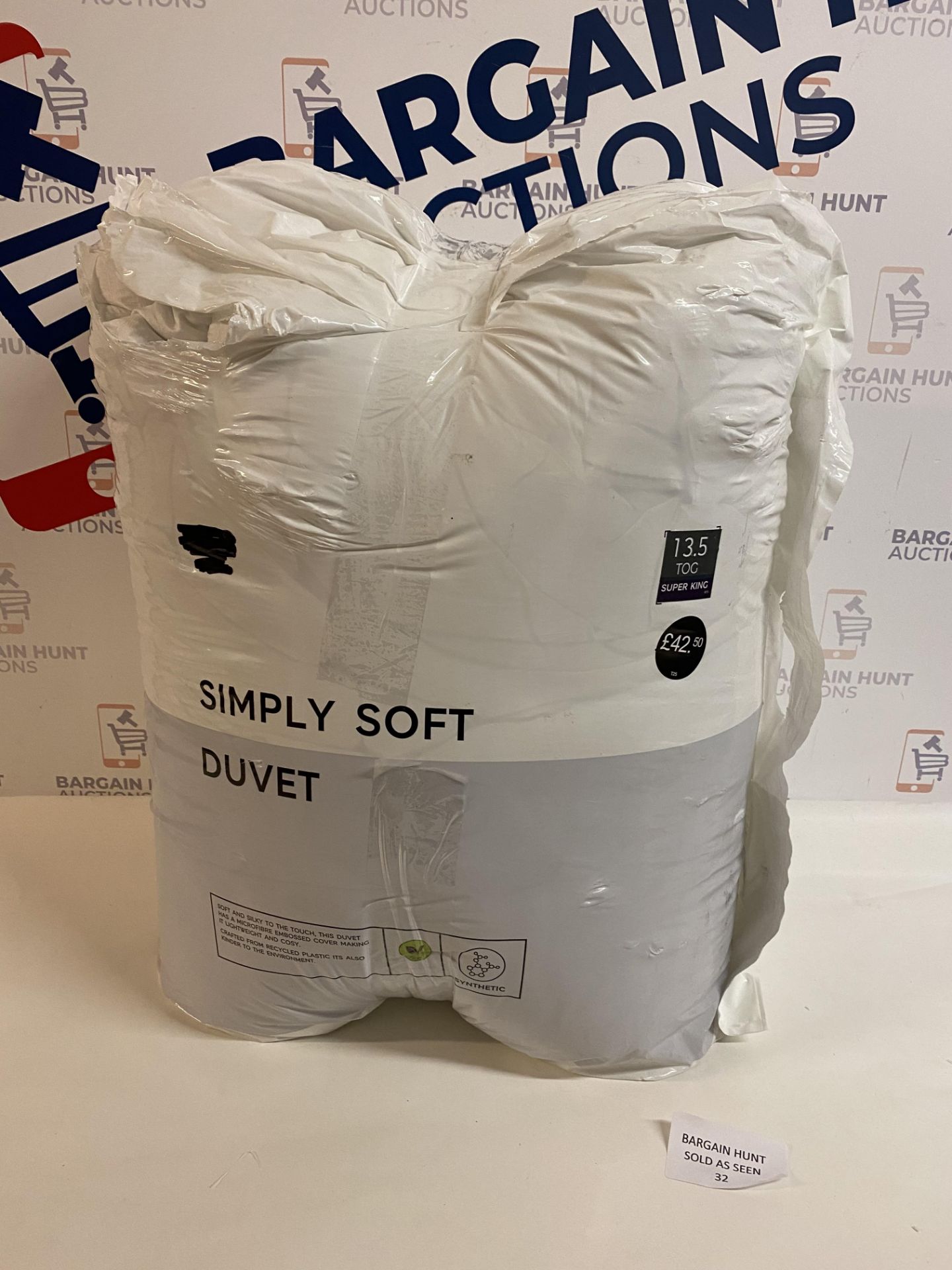 Simply Soft 13.5 Tog Duvet, Super King RRP £42.50