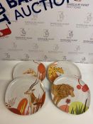 Animal Jungle Set of 8 Dinner Plates RRP £35